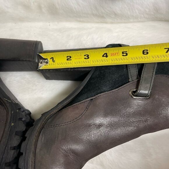 Rebels leader taupe and black suede ankle boots with strap buckle EUR SZ 39 - Picture 10 of 10